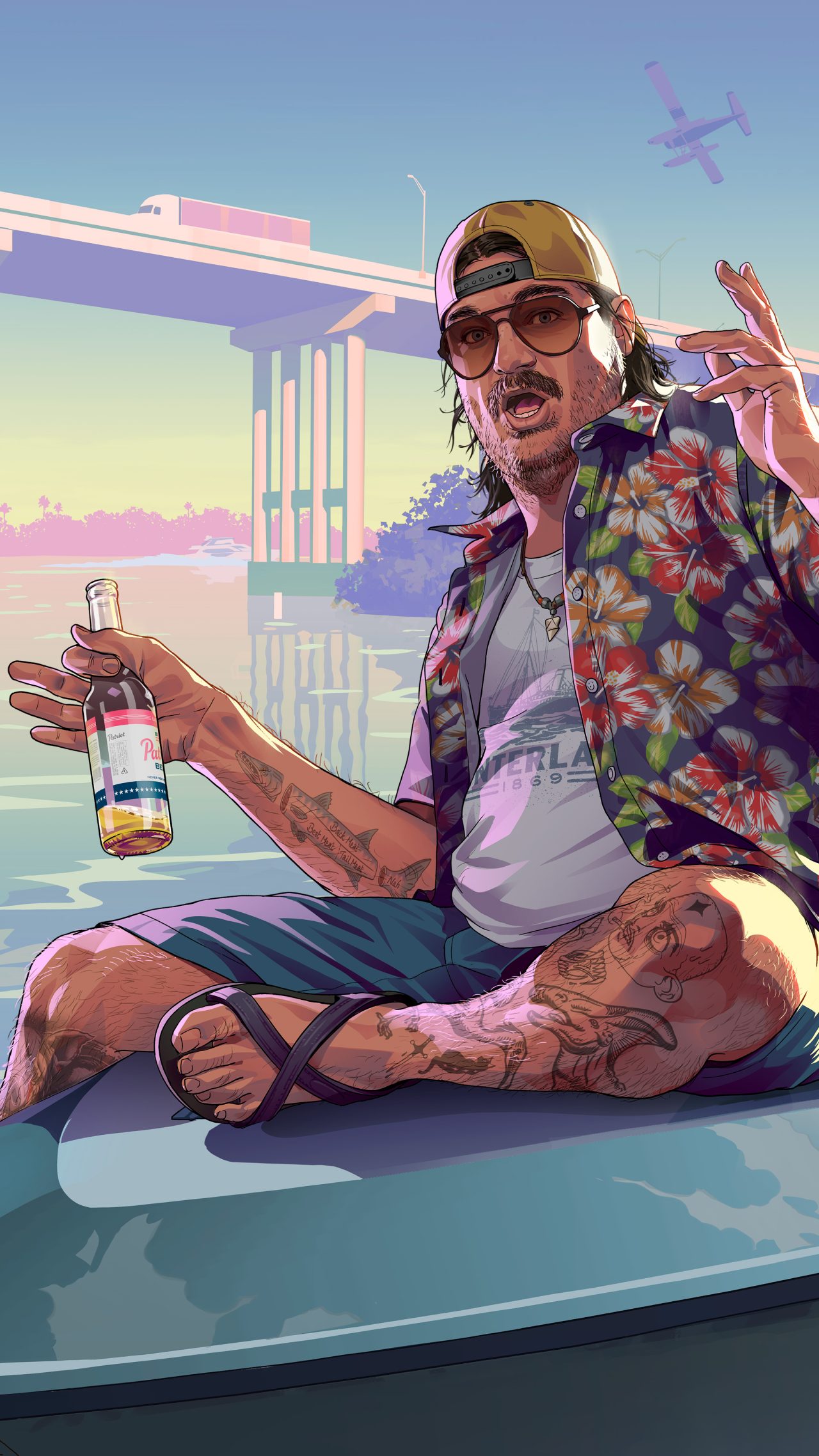 Cal Hampton — Grand Theft Auto VI character, portrait