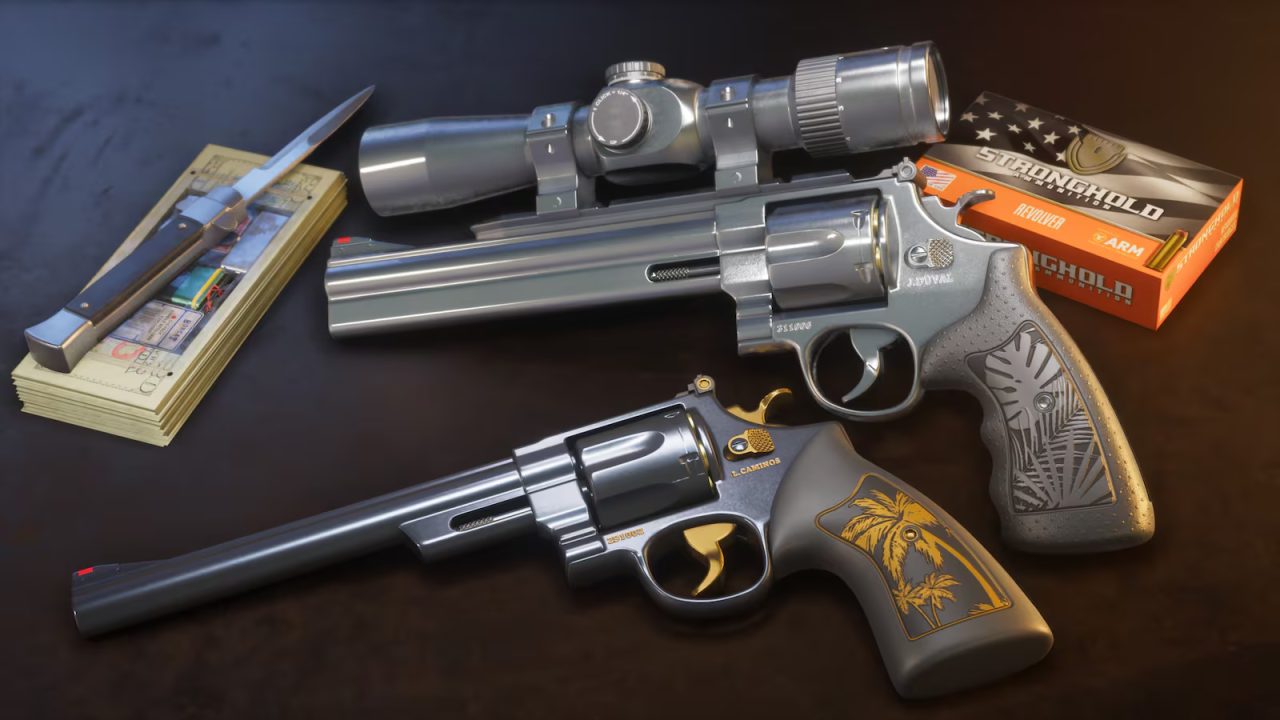 Hawk & Little Morgan Revolvers, detailed view