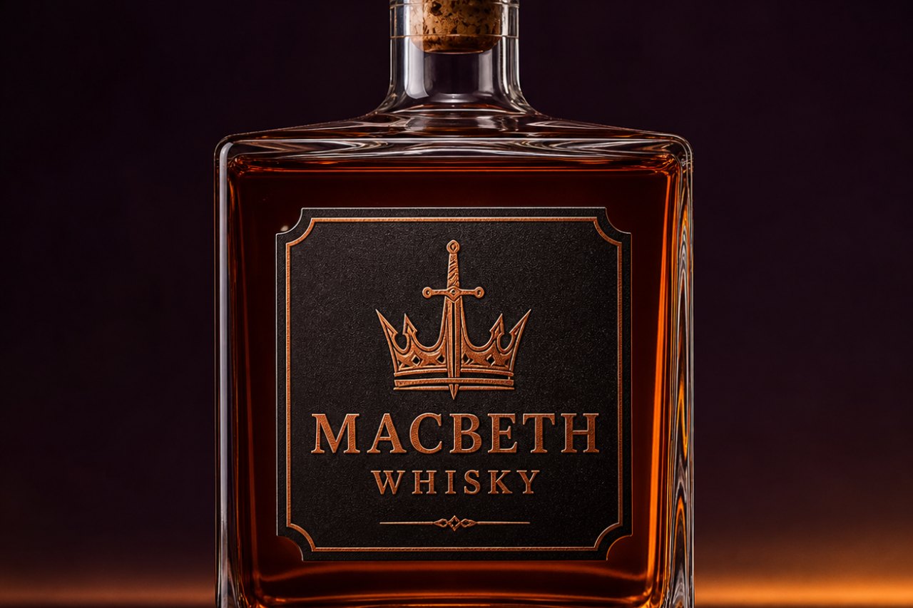 Macbeth Whisky product artwork