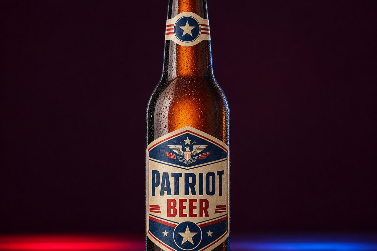 Patriot Beer product artwork