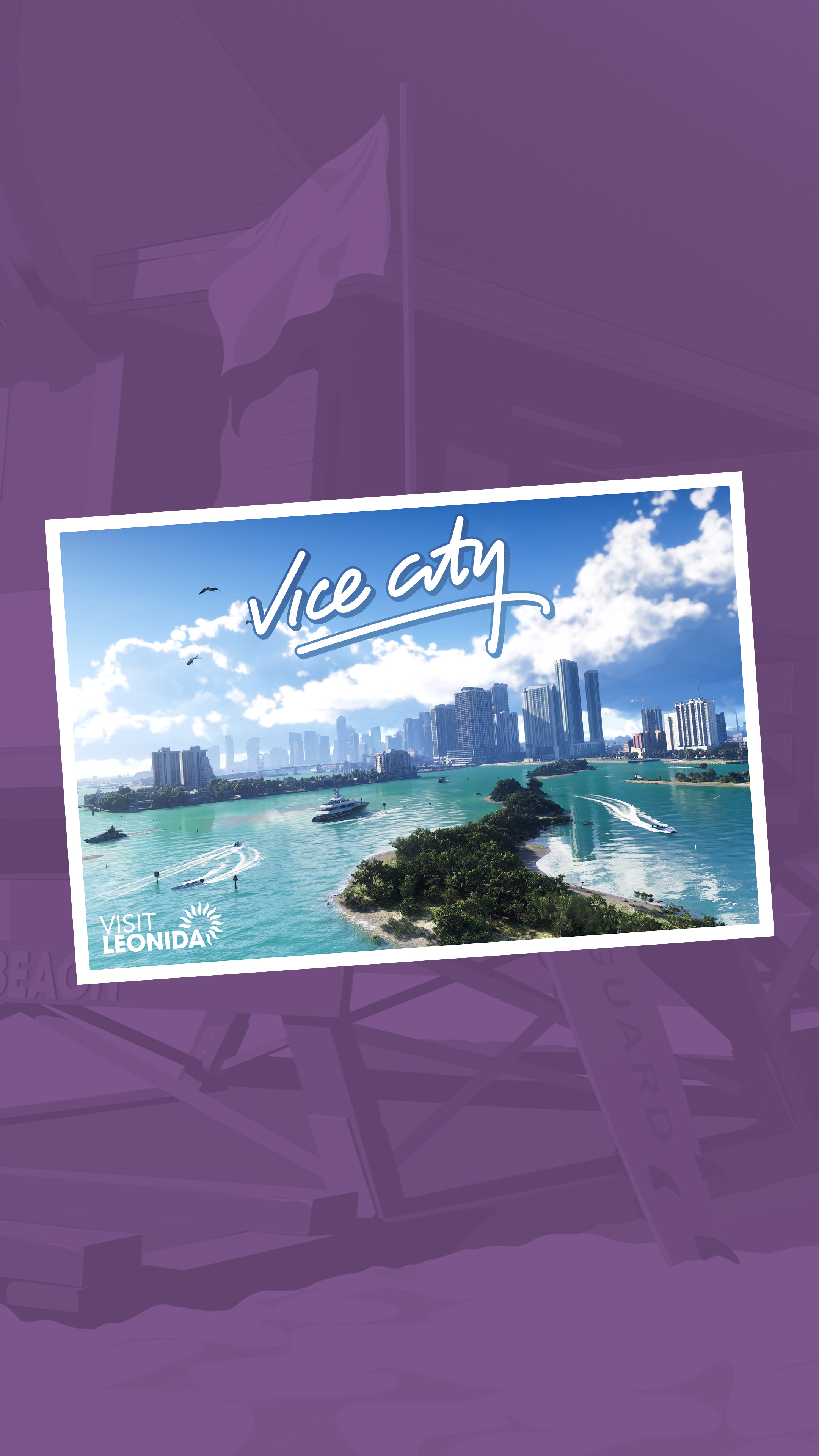 Vice City region postcard